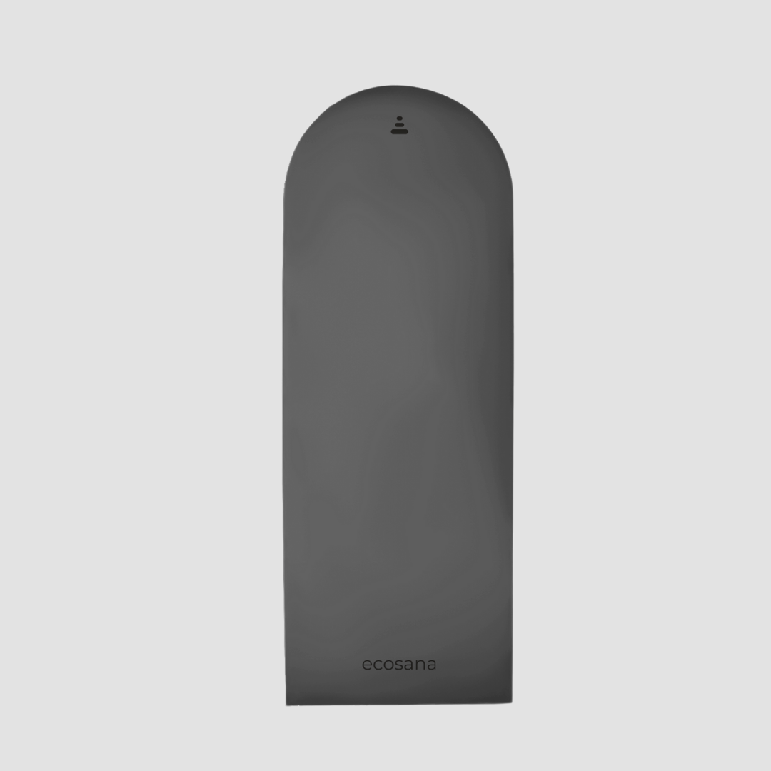 Round Dark Grey Mat