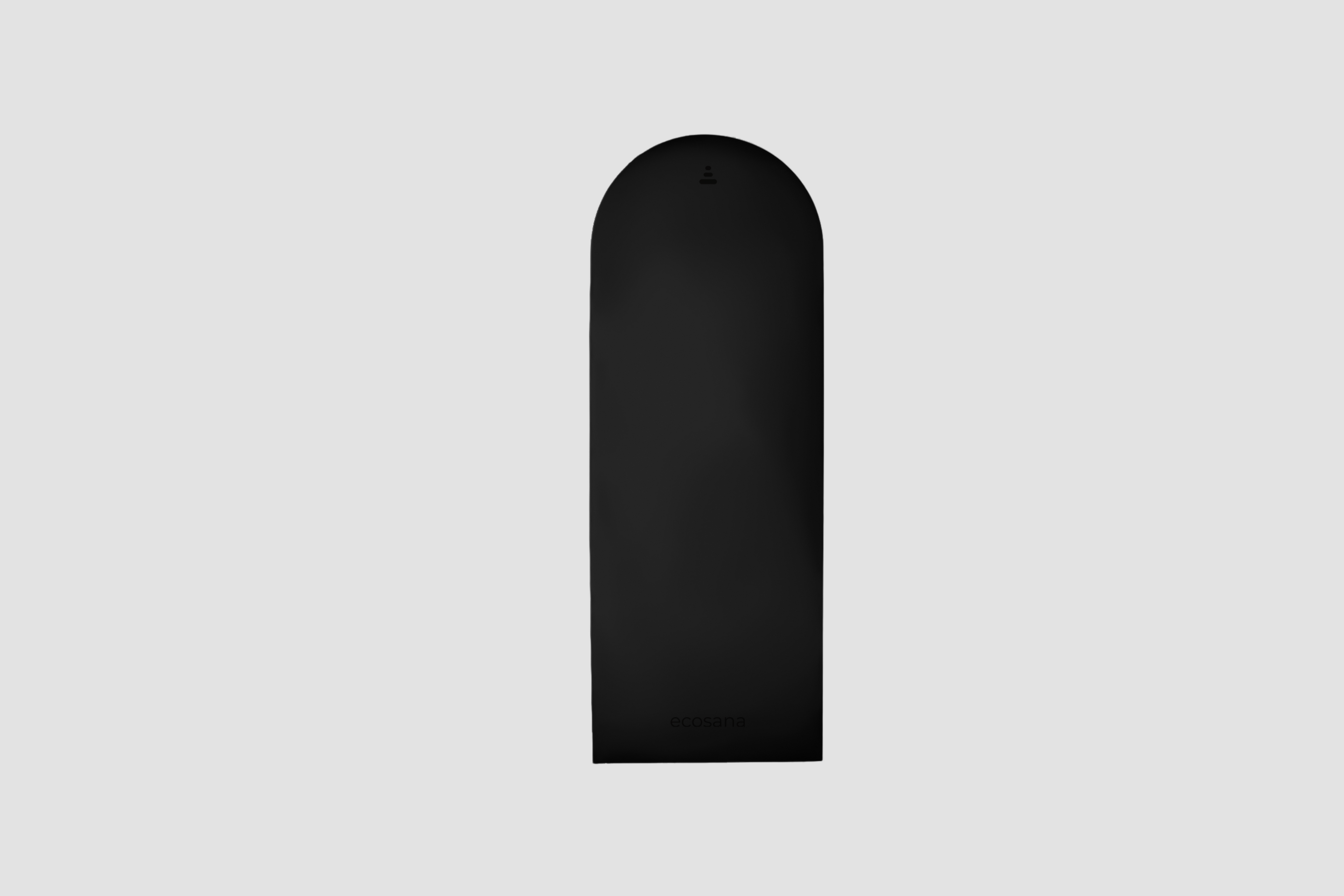 Round Black Mat