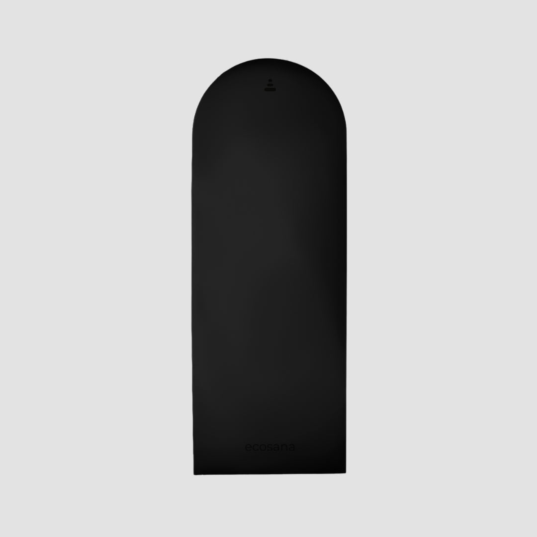 Round Black Mat