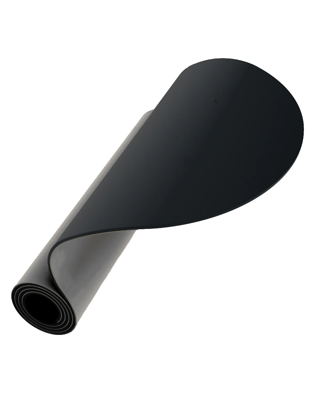Round Dark Grey Mat