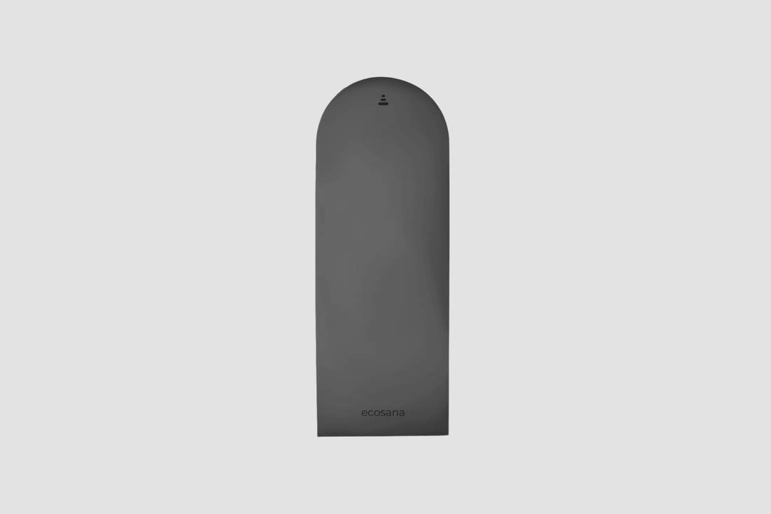 Round Dark Grey Mat